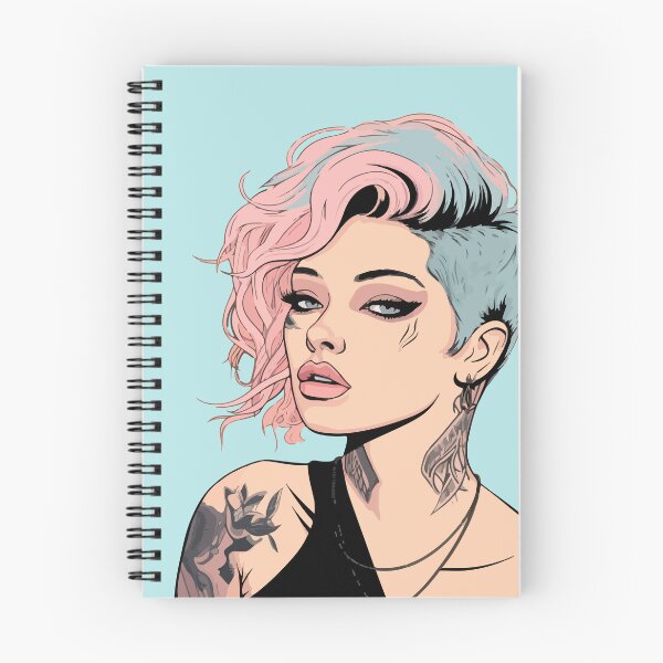 Item preview, The cute punk girl designed and sold by Ursule-art.