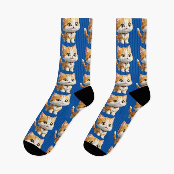 Item preview,  A cute anime cat │blue│　かわいい　アニメ　猫 designed and sold by WshopTy.