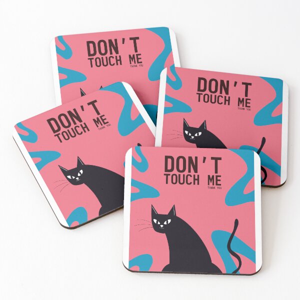 Item preview, Don't touch me, thank you designed and sold by Posters-Factory.