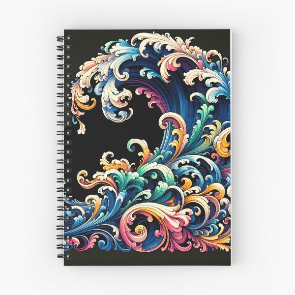 Item preview, Colourful wave designed and sold by cscarpatic.