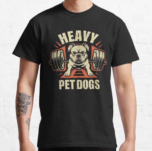 Oh My Dog I Love Lifting Too Funny FItness T-Shirt by Jacob Zelazny - Pixels