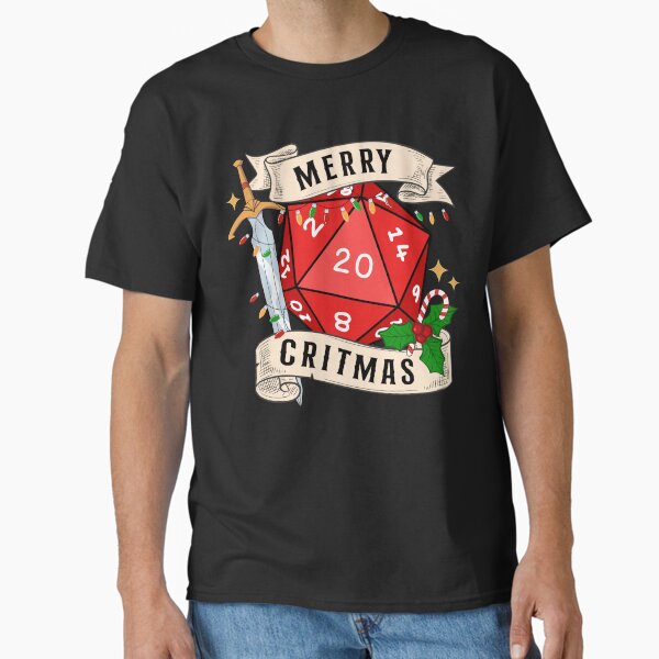 Item preview, DND CHRISTMAS D20: Merry Critmas, Natural twenty dice. designed and sold by DungeonAtelier.