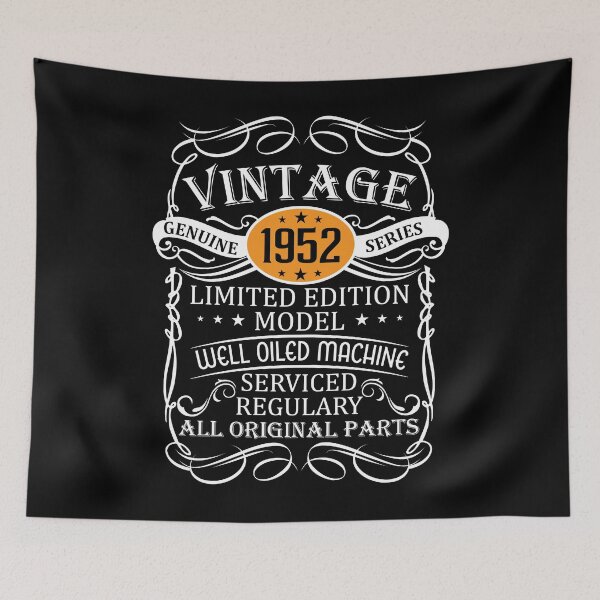 Item preview, Vintage 66th Funny Birthday T-Shirt 1952 designed and sold by PrintPress.