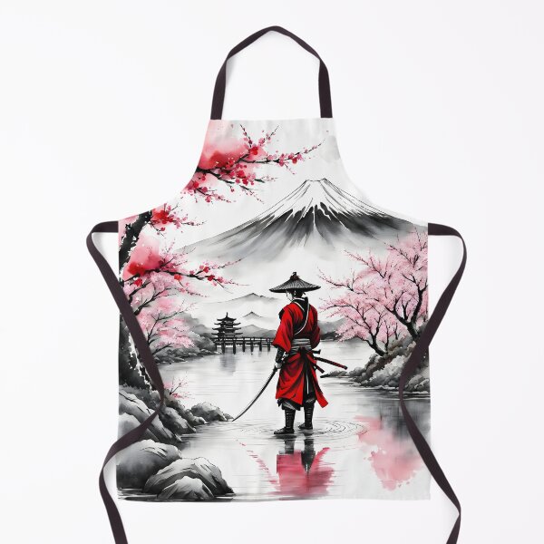 Item preview, Samurai dances on the water in front of a volcano designed and sold by LordFalcon.