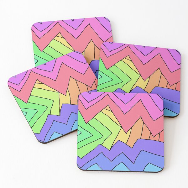 Item preview, Vibrant Triangular Abstractions: A Kaleidoscope of Colors designed and sold by EnjoYarty.