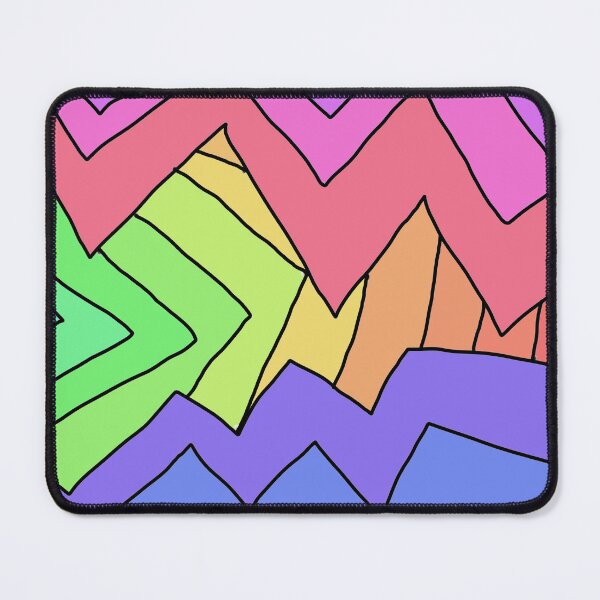 Item preview, Vibrant Triangular Abstractions: A Kaleidoscope of Colors designed and sold by EnjoYarty.