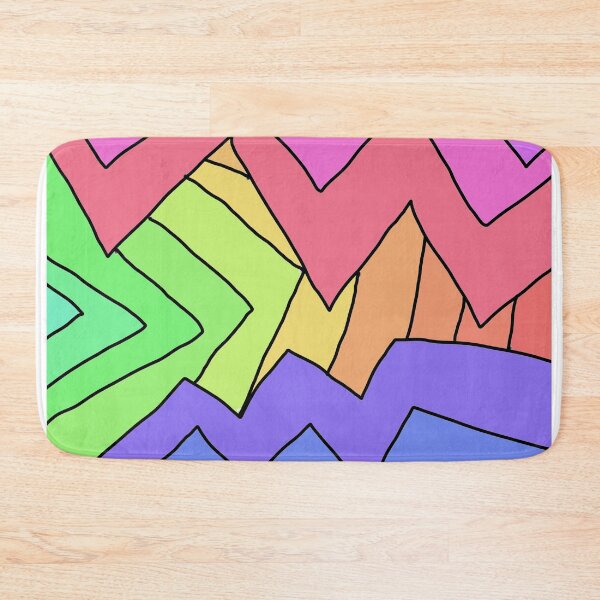 Item preview, Vibrant Triangular Abstractions: A Kaleidoscope of Colors designed and sold by EnjoYarty.