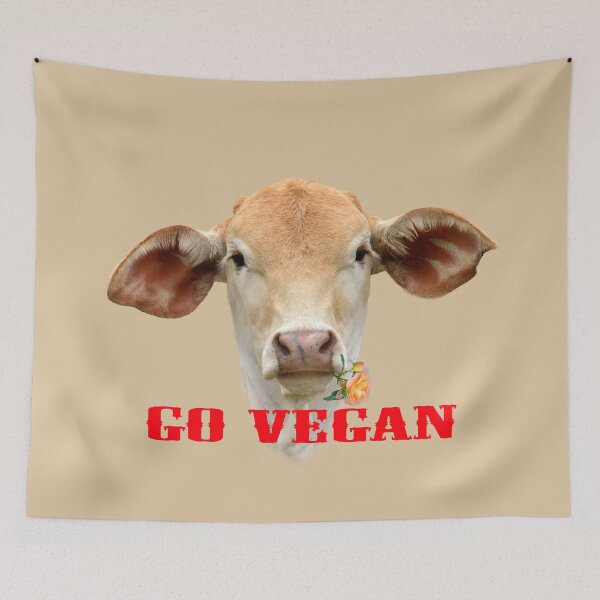 Item preview, GO VEGAN designs for TEE SHIRTS, HATS, CAPS, STICKERS AND MORE designed and sold by Barbara Jean Photo Art And Design.