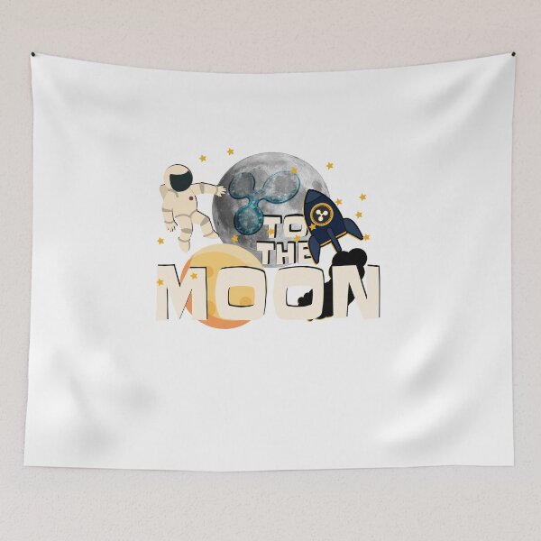 Item preview, Ripple Rocket to the moon designed and sold by DabGraphic.