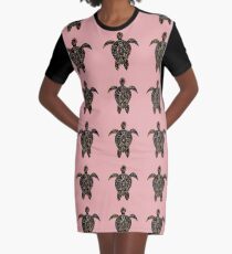 Turtle Graphic T-Shirt Dress