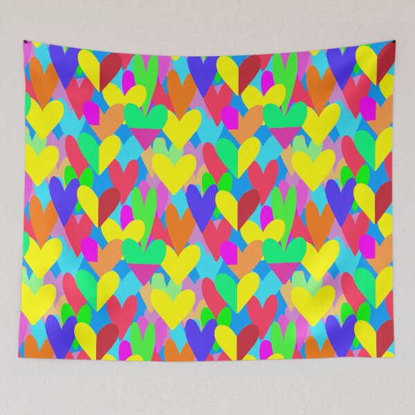 Item preview, Colorful Hearts 3 designed and sold by Victoria Rose.