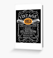 Vintage 65th Funny Birthday T-Shirt 1953 Greeting Card
