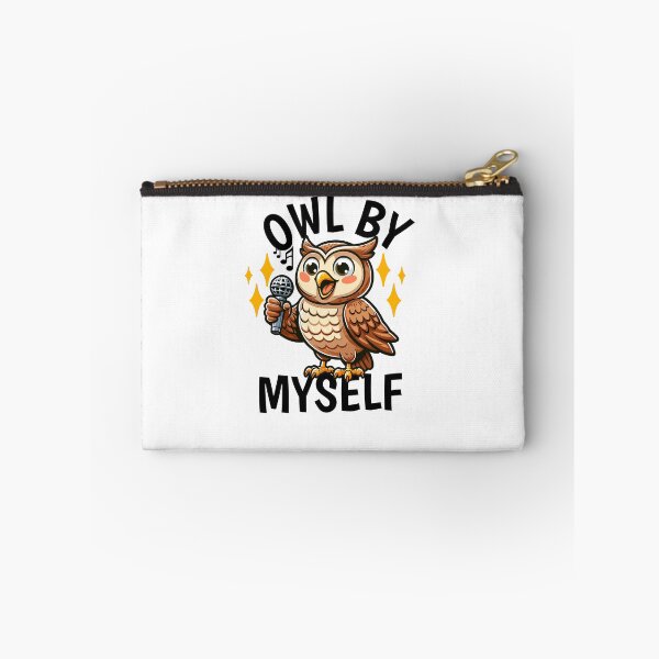 Item preview, Lonely Owl Singing Owl By Myself Pun designed and sold by TwistedRabbit12.