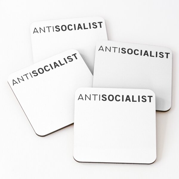 Item preview, Anti-Socialist - Freethinker Statement designed and sold by Dusty-BlackFox.