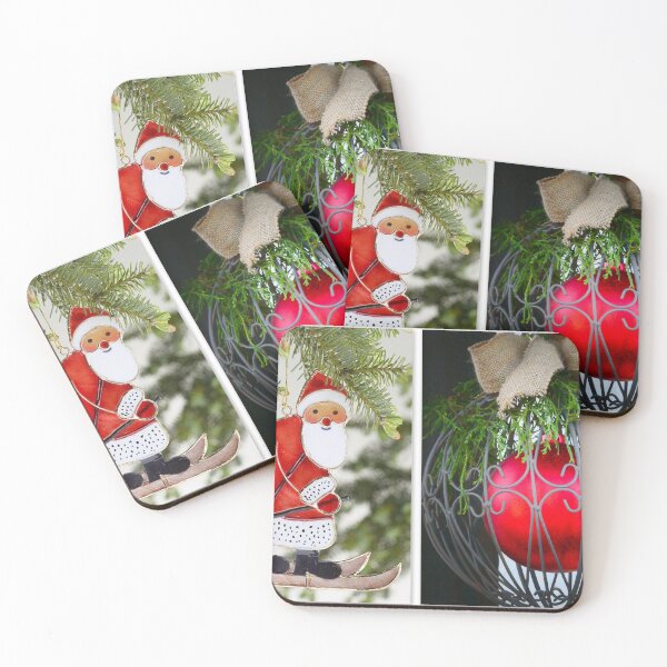 Item preview, Santa on skis designed and sold by angel1.