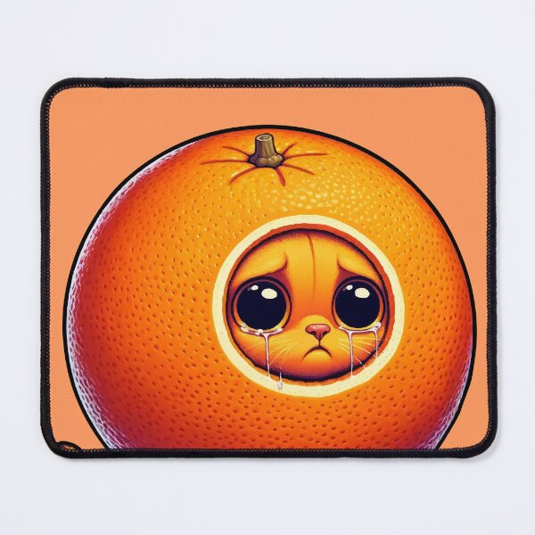 Item preview, Sad Orange Cat designed and sold by MrEddyDiaz.