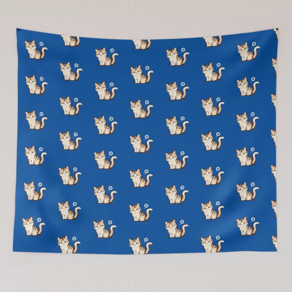 Item preview,  HELLO MY CATTTTTT│blue designed and sold by WshopTy.
