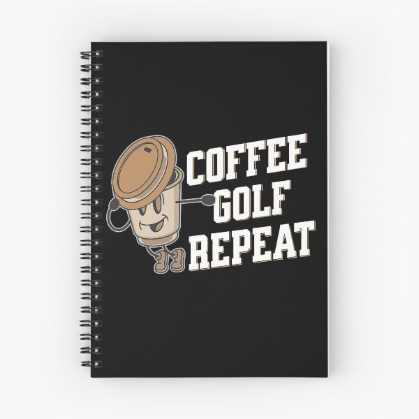 Item preview, Coffee golf repeat, funny golf inspired sport designed and sold by Merchattack.