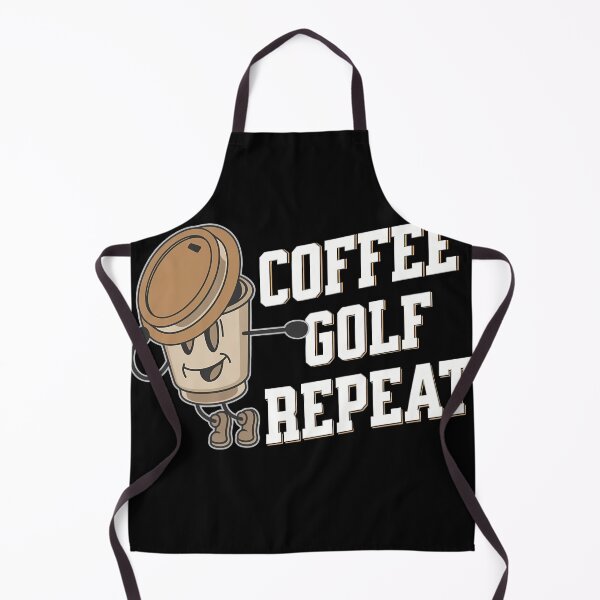 Item preview, Coffee golf repeat, funny golf inspired sport designed and sold by Merchattack.
