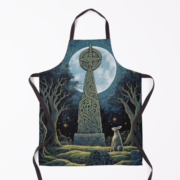 Item preview, Hare, Pagan Hare, Pagan Art, Moon, Animal, designed and sold by thewandswant.
