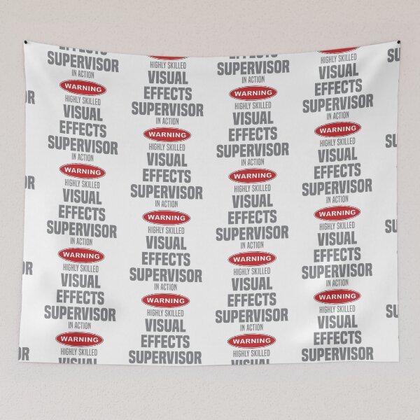 Item preview, Highly Skilled Visual Effects Supervisor in Action designed and sold by NermilioDesigns.
