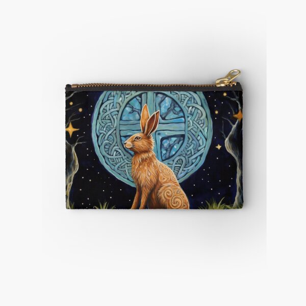 Item preview, Hare, Pagan Hare, Pagan Art, Moon, Animal, designed and sold by thewandswant.