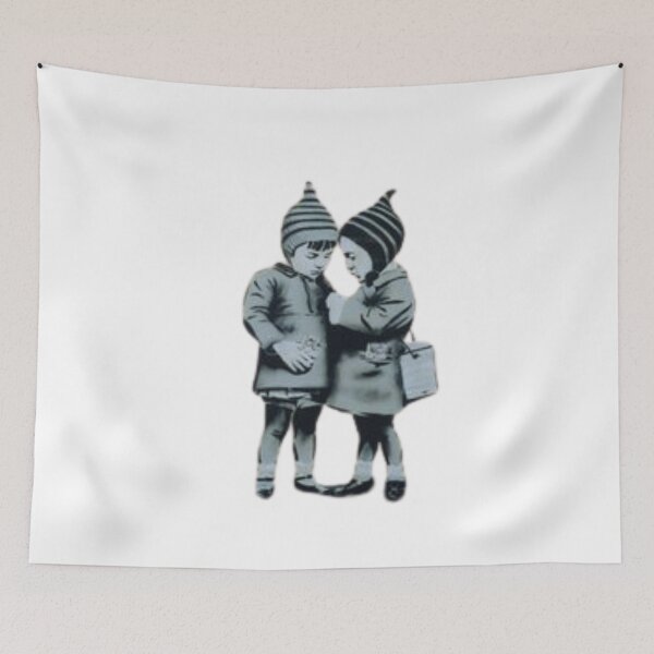 Item preview, Banksy Kid Artwork designed and sold by QuirkByLgnatius.