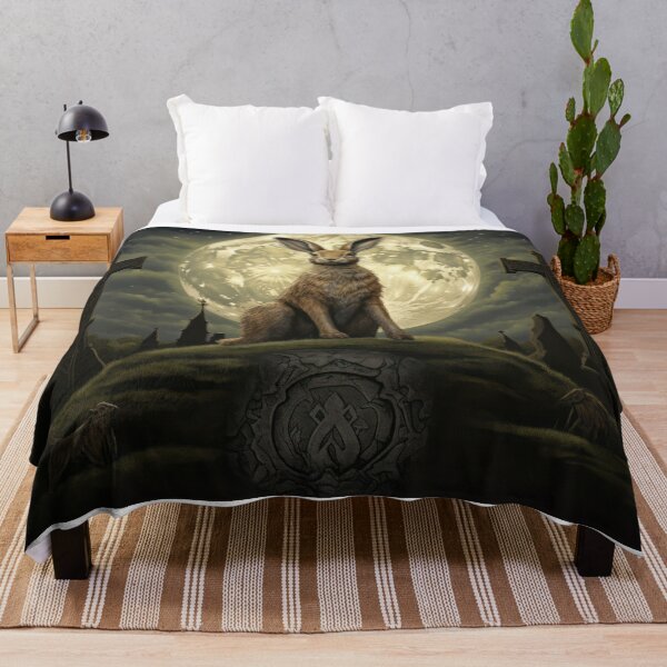 Item preview, Hare, Pagan Hare, Pagan Art, Moon, Animal, designed and sold by thewandswant.