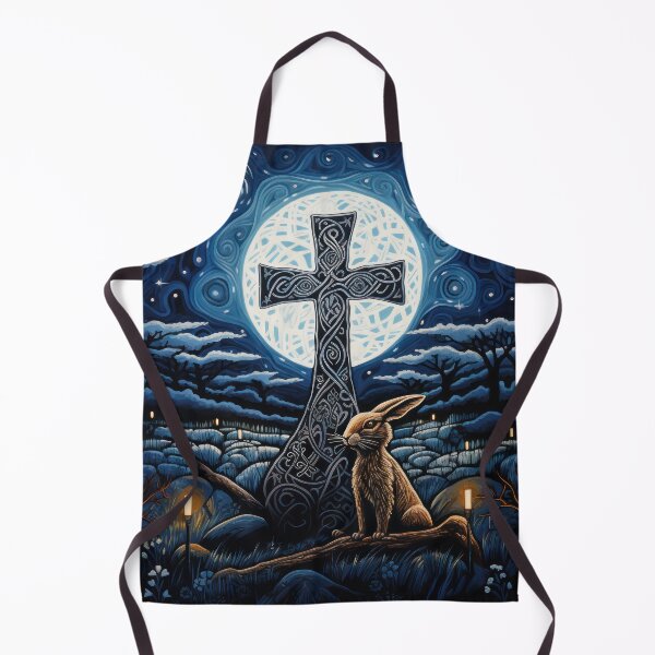 Item preview, Hare, Pagan Hare, Pagan Art, Moon, Animal, designed and sold by thewandswant.