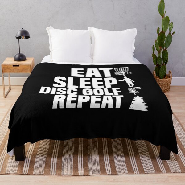 Item preview, Eat Sleep Disc Golf Repeat, Funny Frisbee Golf, Disc Golf Lover, Frisbee Throwing Golf, Disc Golf Dad designed and sold by behindthefacts.