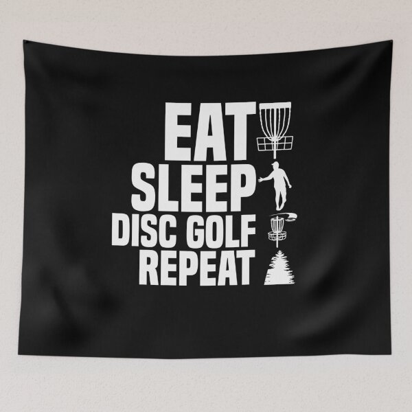 Item preview, Eat Sleep Disc Golf Repeat, Funny Frisbee Golf, Disc Golf Lover, Frisbee Throwing Golf, Disc Golf Dad designed and sold by behindthefacts.