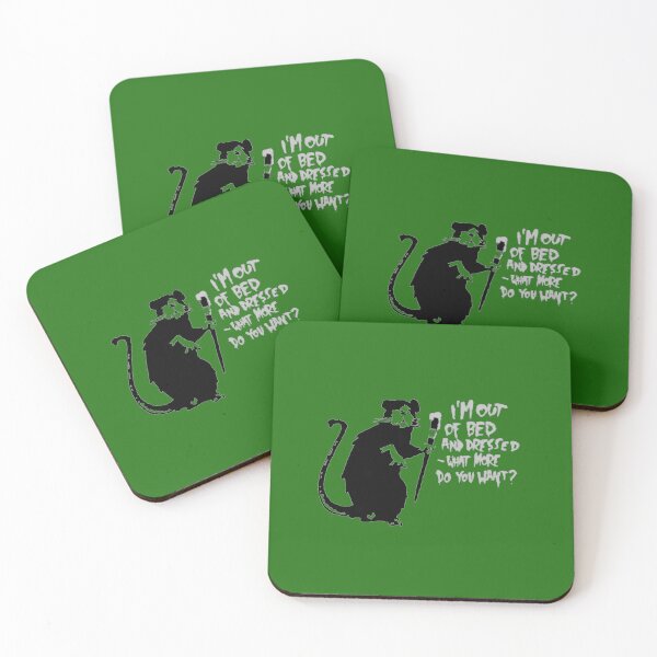 Item preview, Banksy I'm out of bed and dressed, what more do you want designed and sold by QuirkByLgnatius.