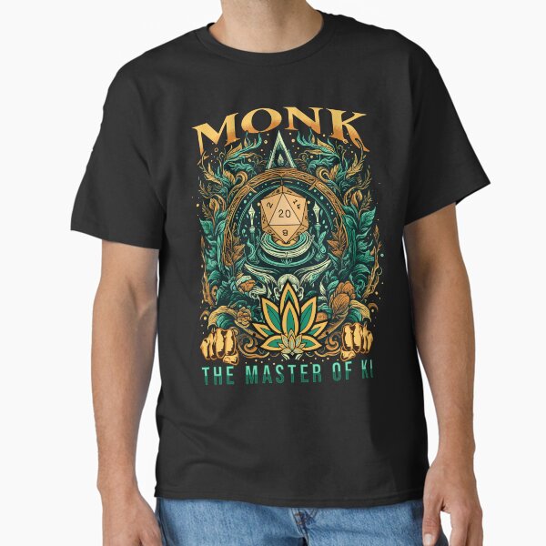 Item preview, DND MONK: Master of KI, D20 monk class dice and fury of blows designed and sold by DungeonAtelier.