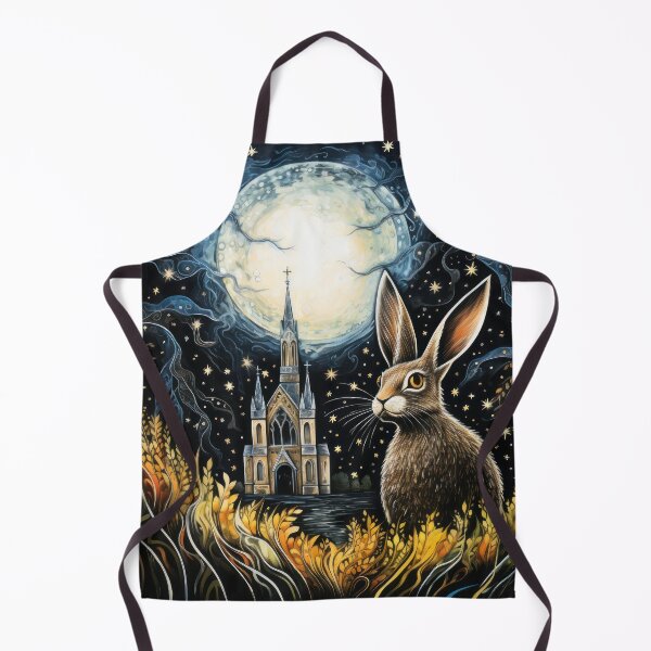Item preview, Hare, Pagan Hare, Pagan Art, Moon, Animal, designed and sold by thewandswant.