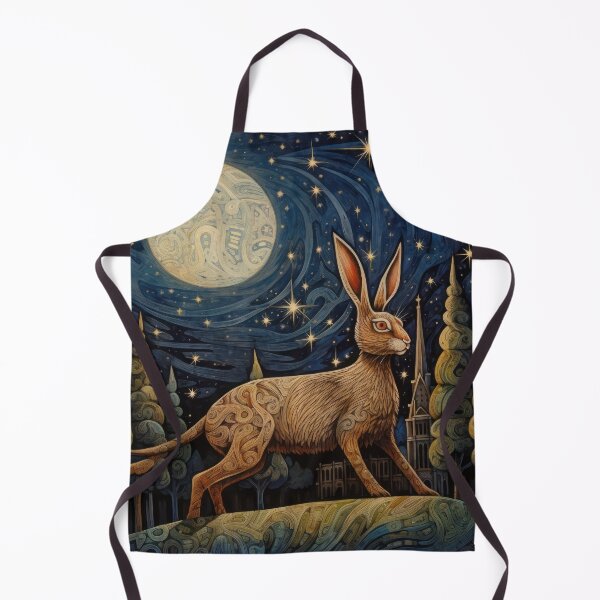 Item preview, Hare, Pagan Hare, Pagan Art, Moon, Animal, designed and sold by thewandswant.