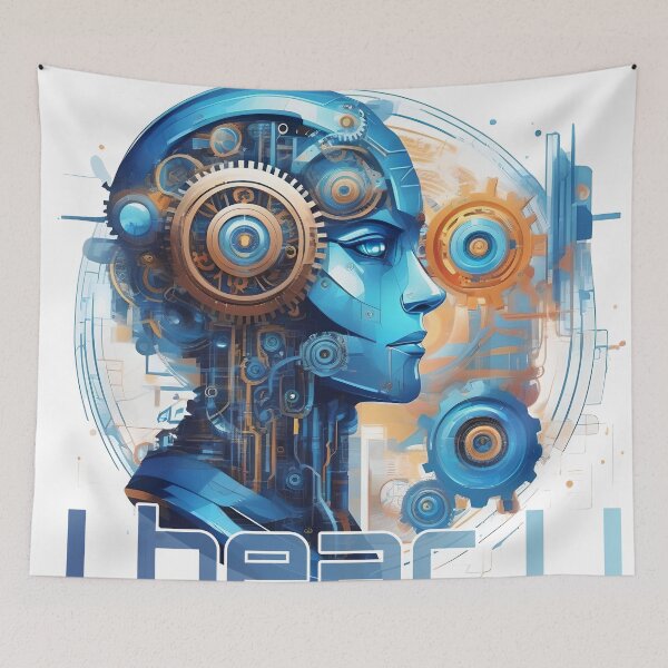 Item preview, I Hear You' Robotic Expression designed and sold by EnjoYarty.