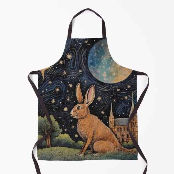 Item preview, Hare, Pagan Hare, Pagan Art, Moon, Animal, designed and sold by thewandswant.