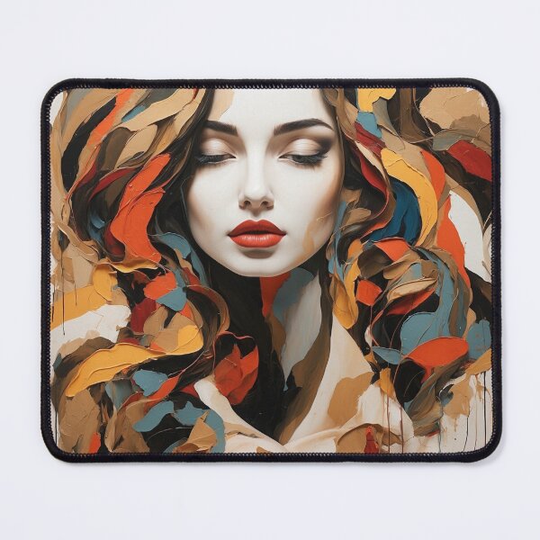 Item preview, Beautiful Woman Abstract Art designed and sold by PalettePetal.