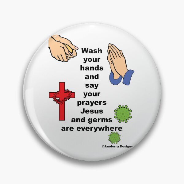 Item preview, Wash your hands and say your prayers designed and sold by JanderraDesigns.