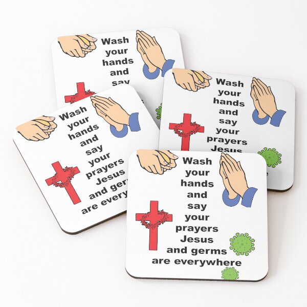 Item preview, Wash your hands and say your prayers designed and sold by JanderraDesigns.