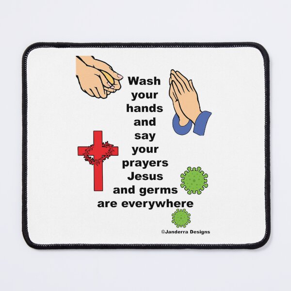 Item preview, Wash your hands and say your prayers designed and sold by JanderraDesigns.