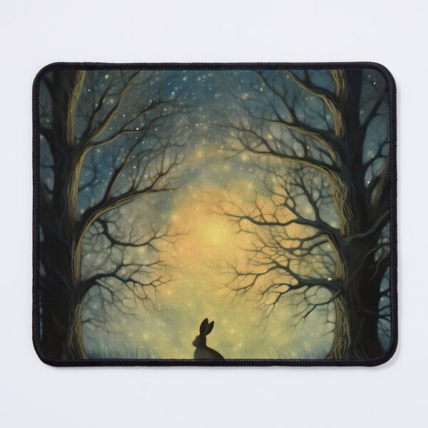 Item preview, Hare, Pagan Hare, Pagan Art, Moon, Animal, designed and sold by thewandswant.