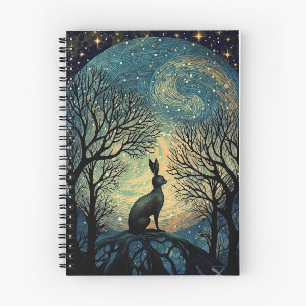 Item preview, Liebre, Liebre Pagana, Arte Pagano, Luna, Animal, designed and sold by thewandswant.