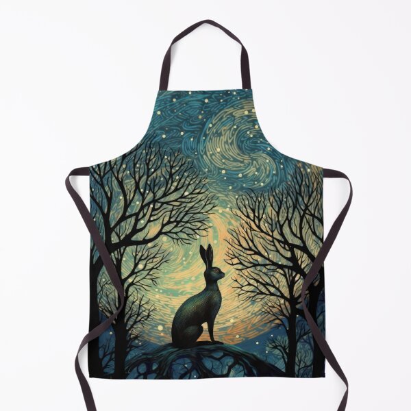 Item preview, Hare, Pagan Hare, Pagan Art, Moon, Animal, designed and sold by thewandswant.