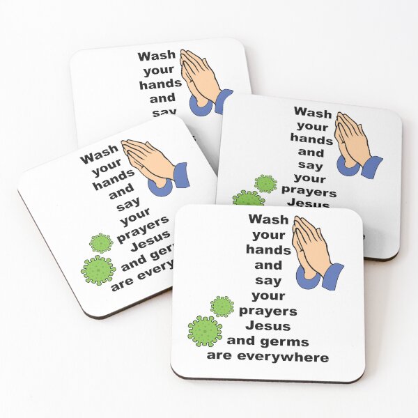Item preview, Wash your hands and say your prayers designed and sold by JanderraDesigns.