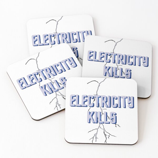 Item preview, ELECTRICITY KILLS PURPLE STICKER designed and sold by tinyindiangirl.