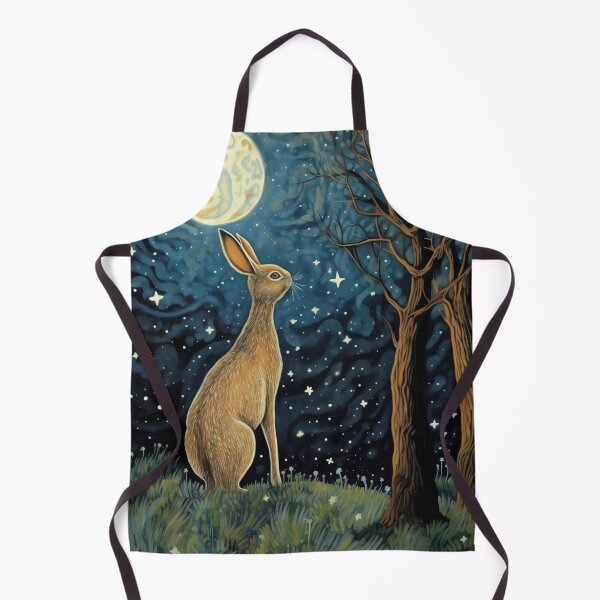Item preview, Hare, Pagan Hare, Pagan Art, Moon, Animal, designed and sold by thewandswant.