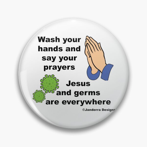 Item preview, Wash your hands and say your prayers designed and sold by JanderraDesigns.
