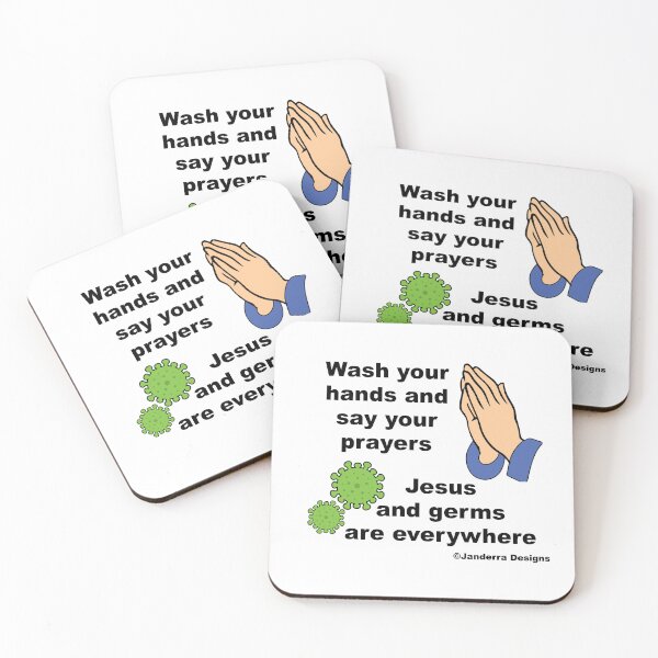 Item preview, Wash your hands and say your prayers designed and sold by JanderraDesigns.