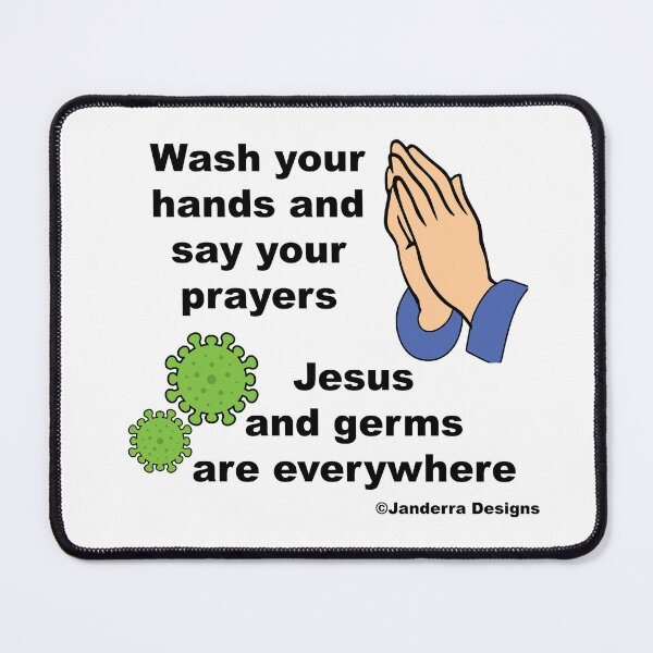Item preview, Wash your hands and say your prayers designed and sold by JanderraDesigns.